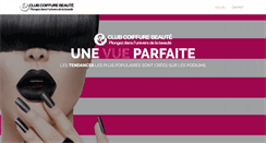 Desktop Screenshot of clubcoiffurebeaute.com